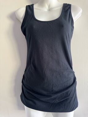 Ripe Maternity Black Scoop Neck Tank Top